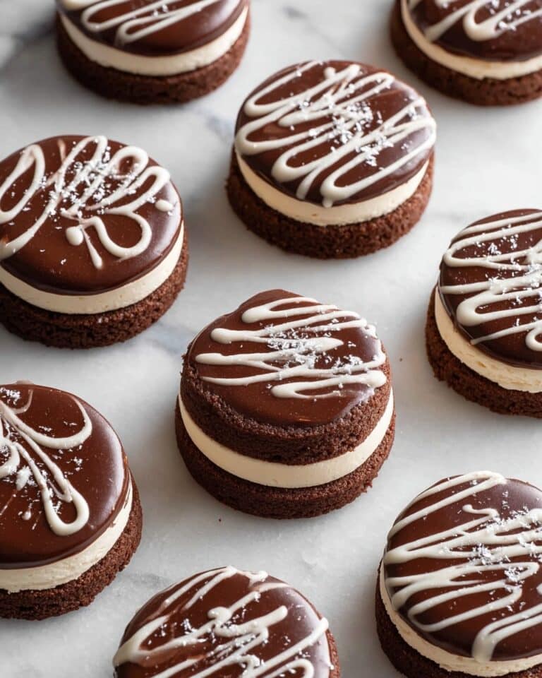 Hostess Cupcake Cookies with Marshmallow Frosting Recipe