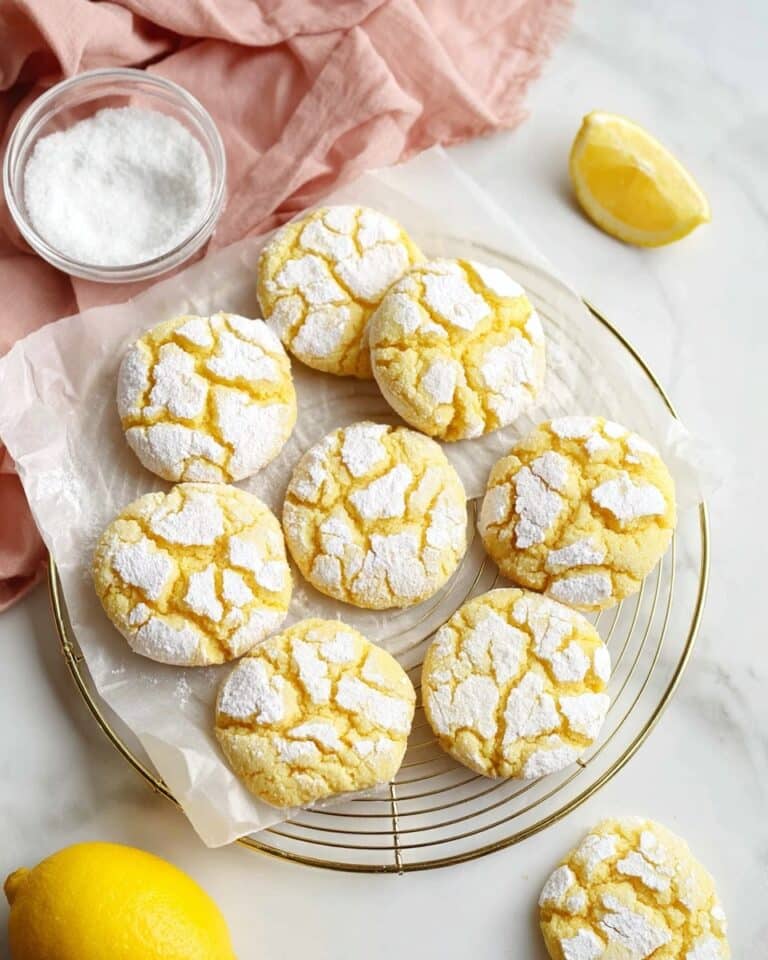 Easy Lemon Crinkle Cookies Recipe