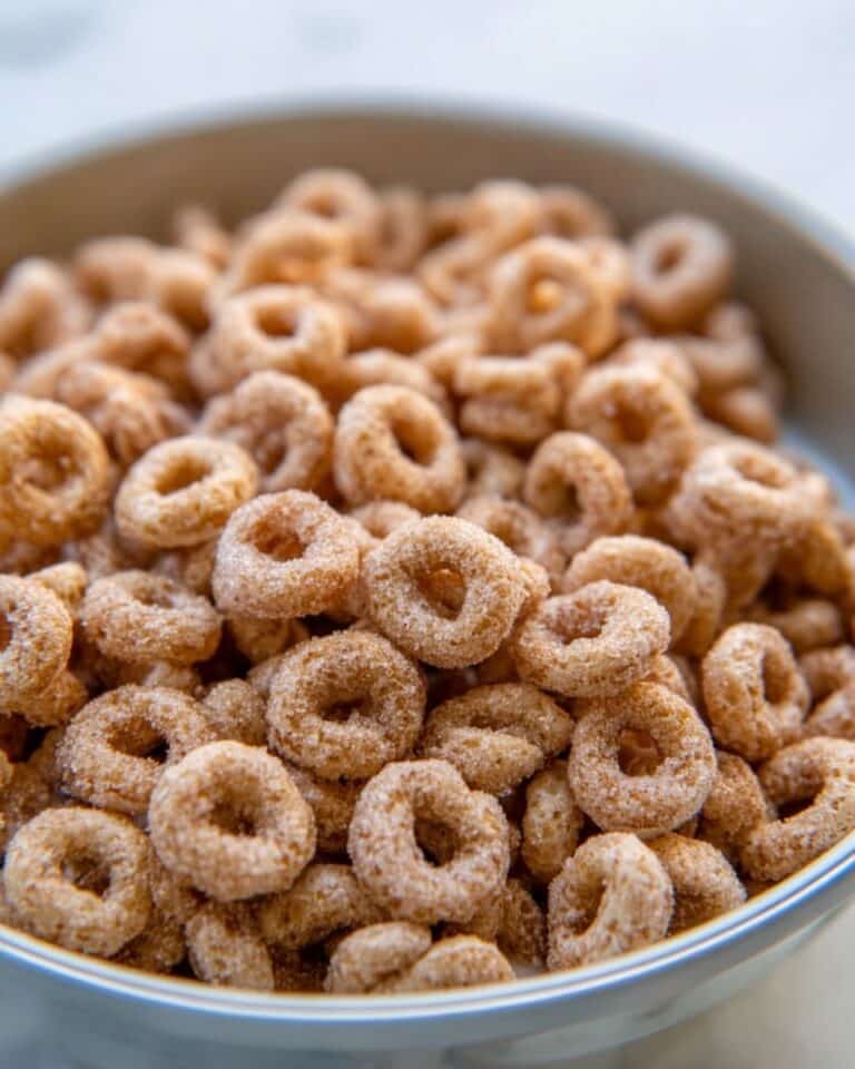 Mini Donut Hot Buttered Cheerios Recipe