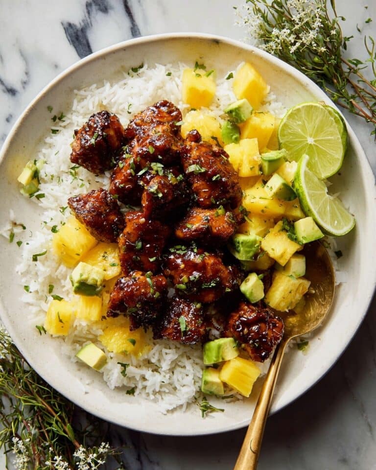30-Minute Pineapple Chicken with Coconut Rice Recipe