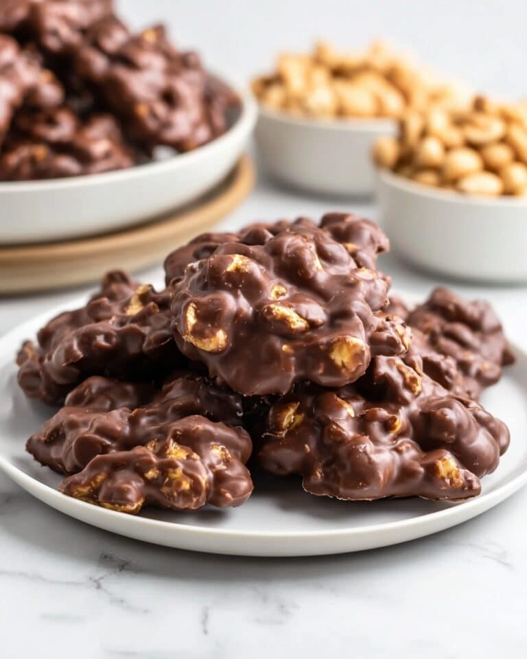 Easy Crockpot Peanut Candy with Almond Bark and Chocolate Recipe