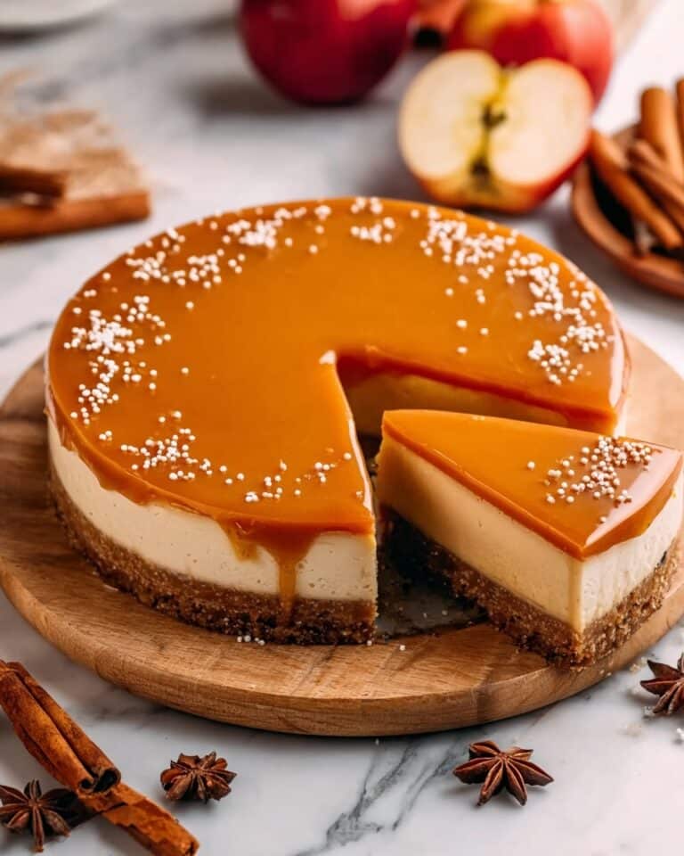 Apple Gooey Butter Cake with Salted Caramel Recipe
