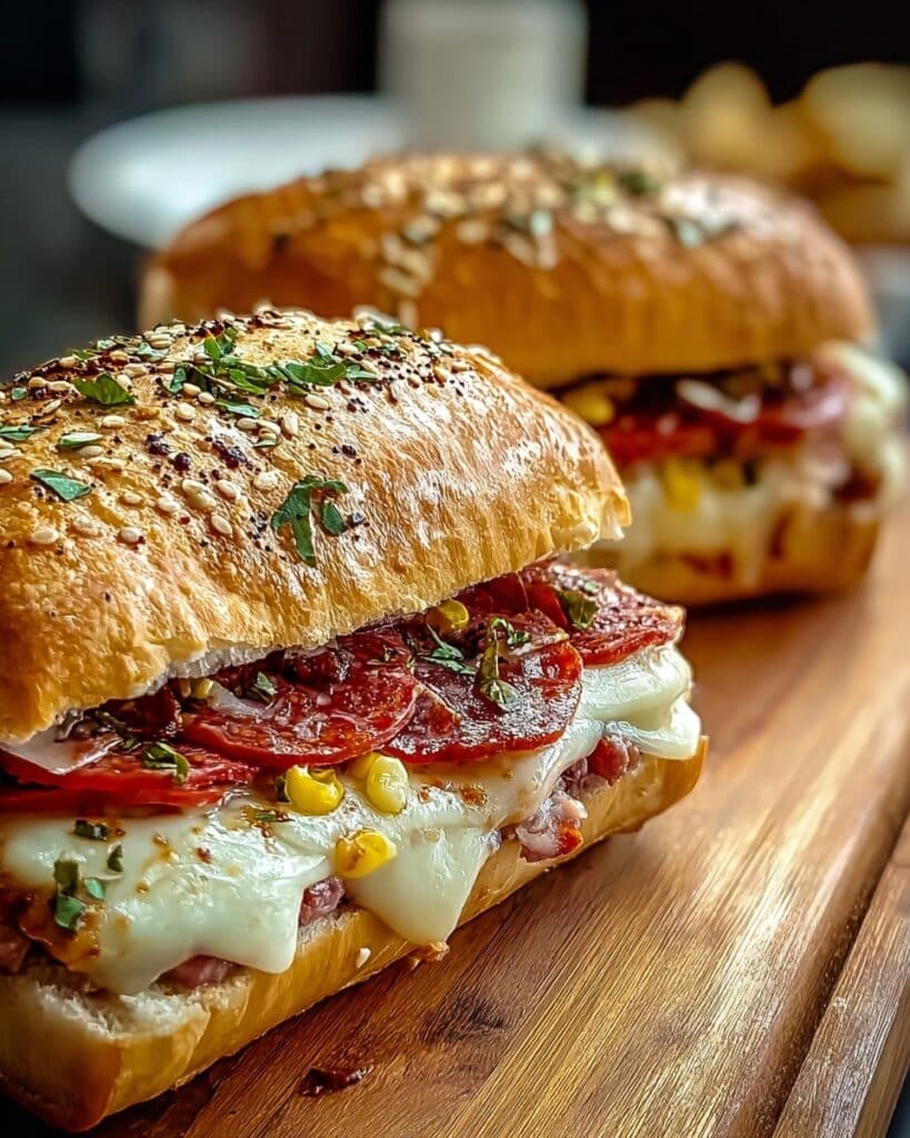 Baked Italian Sub Sandwiches Recipe