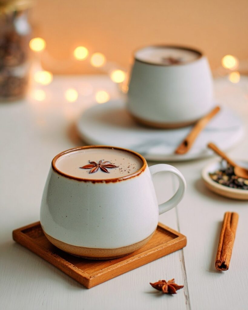 Christmas Morning Chai with White Chocolate Recipe