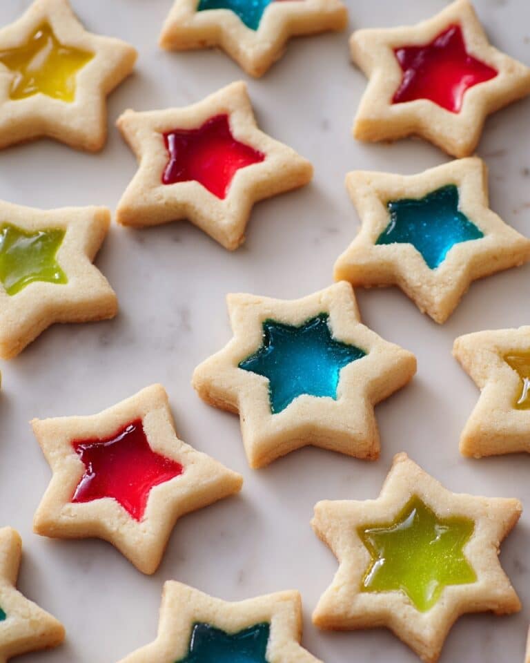 Stained Glass Cookies with Jolly Ranchers Recipe
