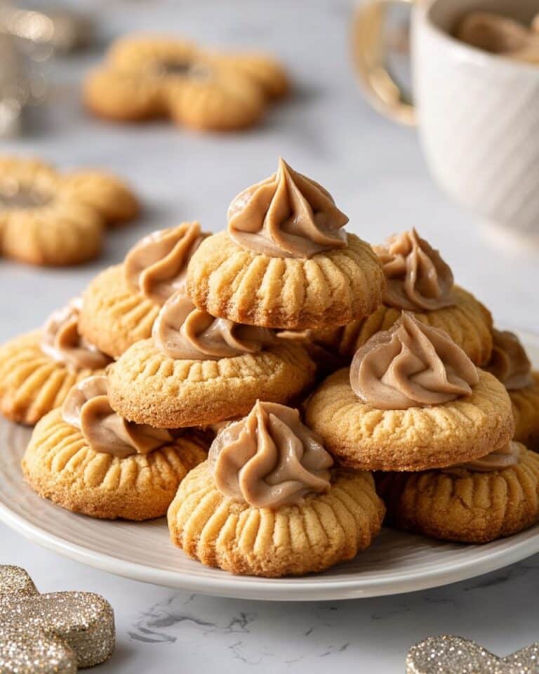 Christmas Peanut Butter Blossoms Cookies Recipe