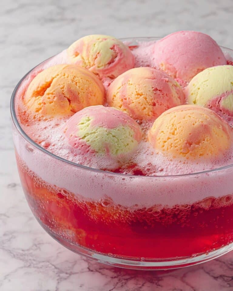 Rainbow Sherbet Punch Recipe