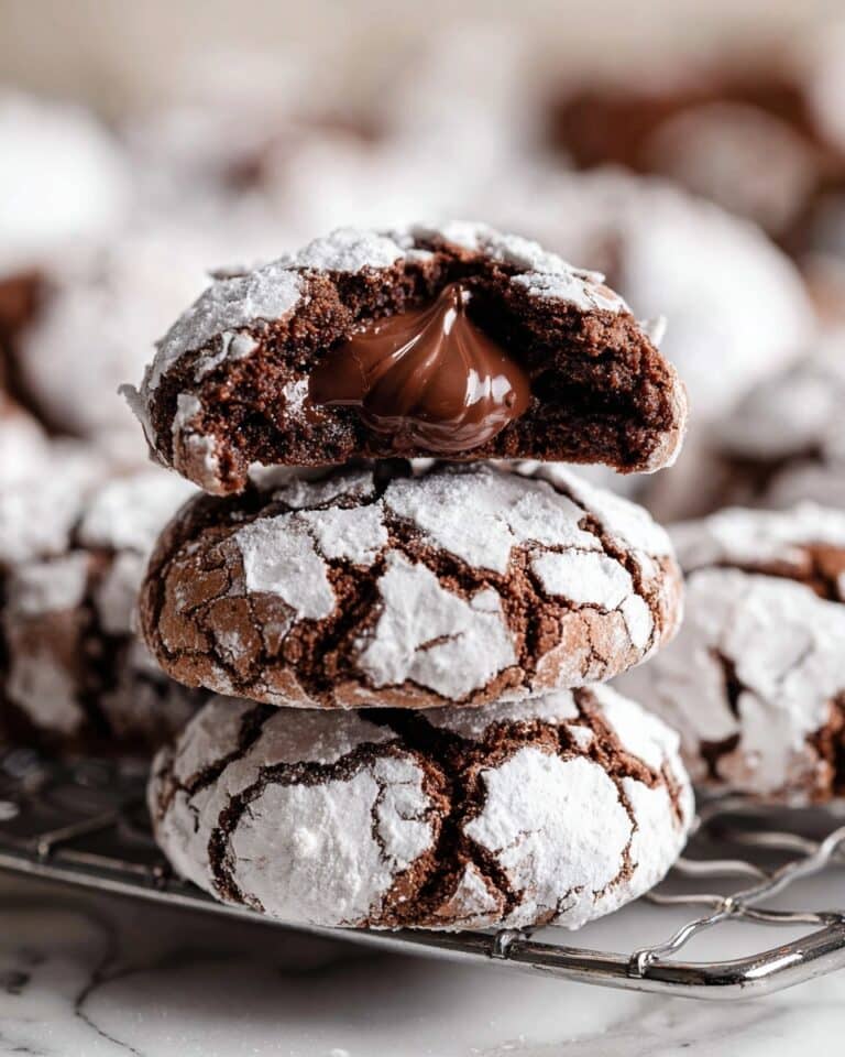 Chocolate Puddles with Hershey’s Kisses Recipe