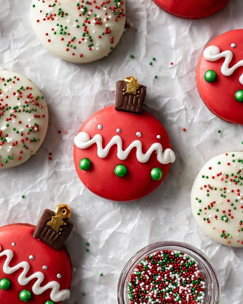 Oreo Cookie Christmas Ornaments Recipe