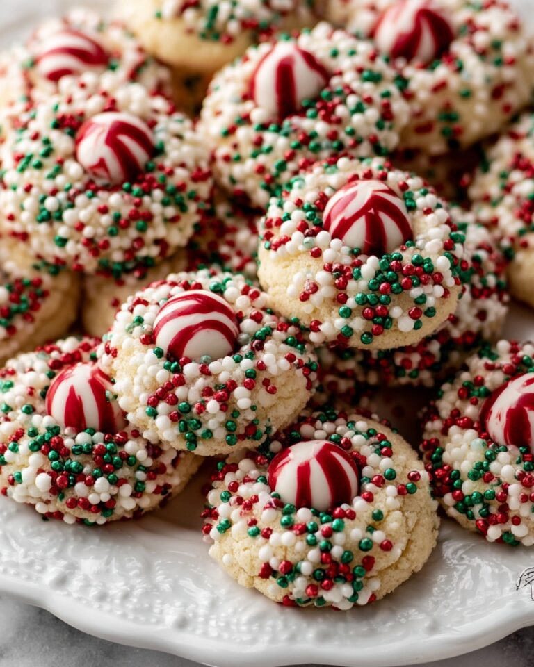 Candy Cane Kiss Cookies Recipe
