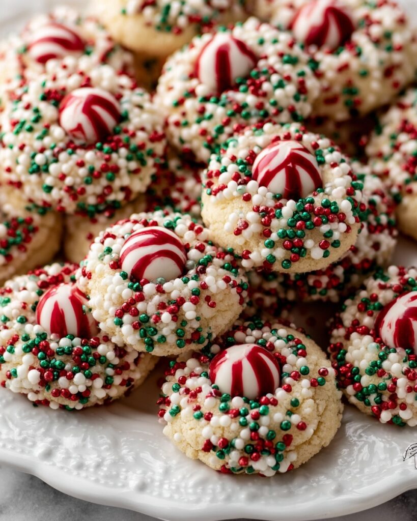 Candy Cane Kiss Cookies Recipe