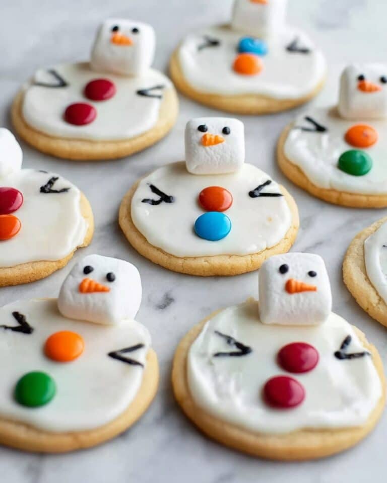 Melted Snowman Cookies Recipe