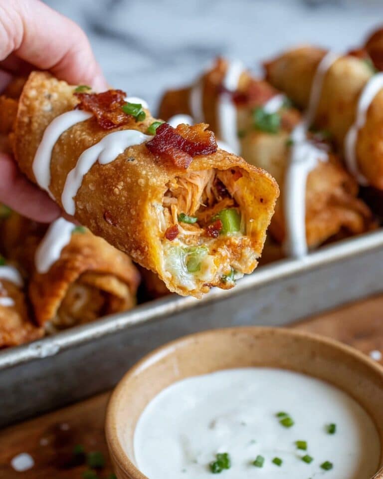 Jalapeno Popper Egg Rolls Recipe