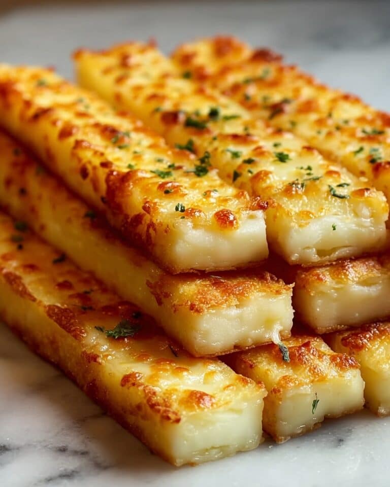 Crispy Potato Cheese Sticks with Bacon and Green Onion Recipe