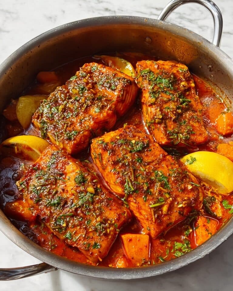Classic Spicy Moroccan Fish in Rich Sauce Recipe