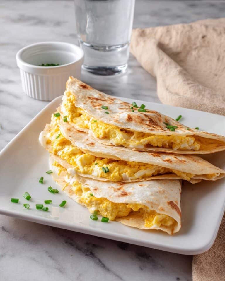 Cheesy Egg Quesadillas Recipe