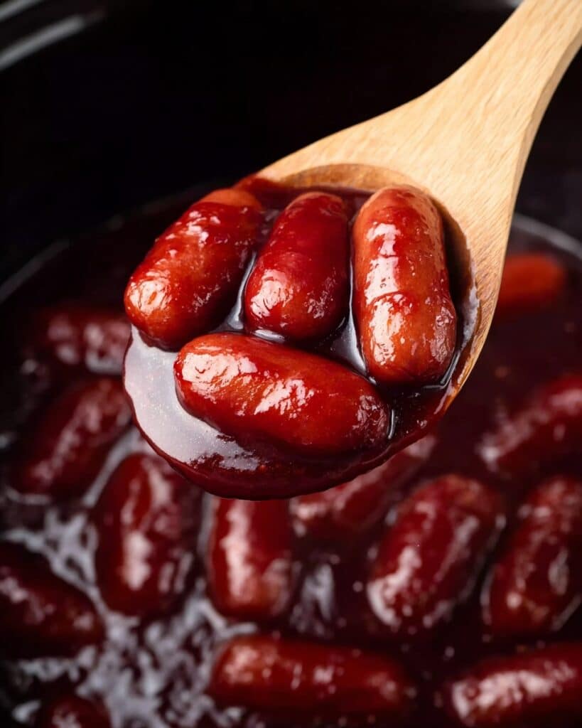 Slow Cooker Smokies with Grape Jelly Recipe