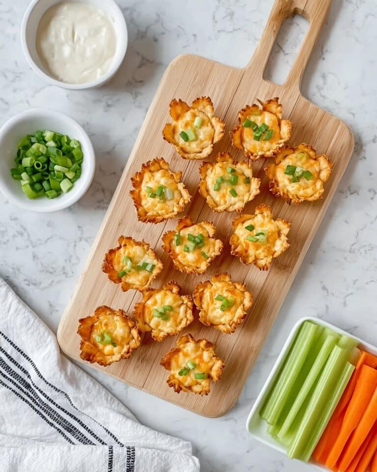Buffalo Chicken Phyllo Cups Recipe