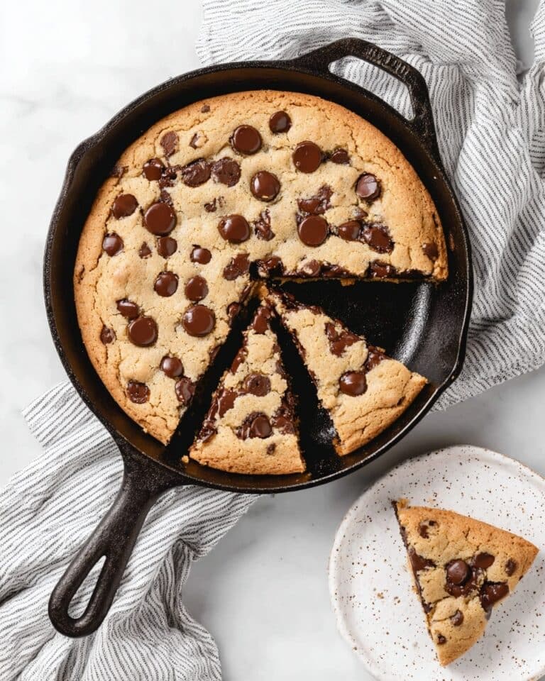 Skillet Nutella Cookie Pie Recipe