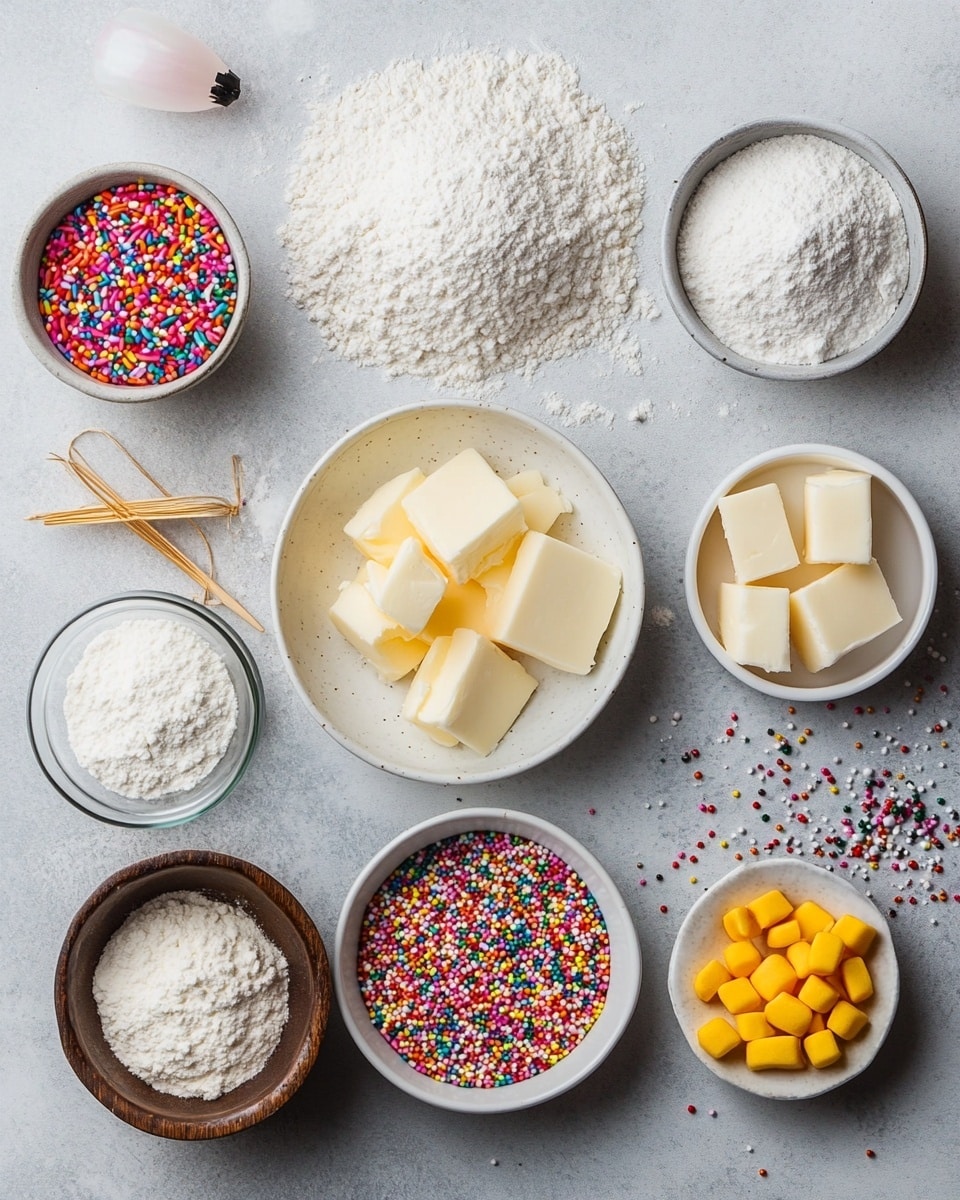 The image shows a white plate in the front with three round swirl cookies stacked slightly overlapping each other. Each cookie has two spiral layers in bright red and pale pink with small white sprinkles on the edges making a textured border. Behind it, there is a stack of four white plates with four more similar swirl cookies stacked on top. To the left, there is a white mug with red letters and a copper-colored whisk resting across the plates. The whole setup is on a red cloth with white stitching, placed on a white marbled textured surface. photo taken with an iphone --ar 4:5 --v 7