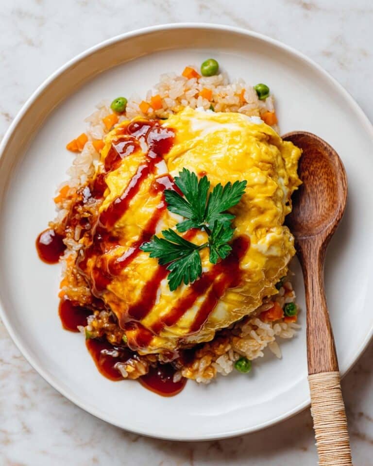 Omurice (Japanese Omelette-Topped Fried Rice) Recipe
