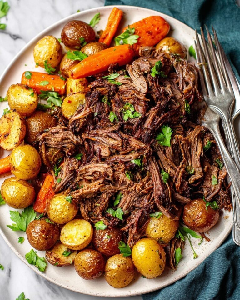 Viral Garlic and Herb Chuck Roast Recipe