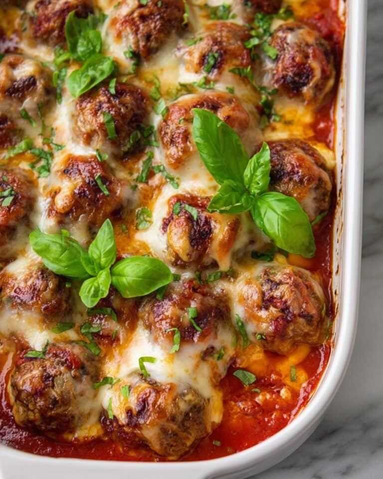 Cheesy Meatballs in Marinara Sauce Recipe