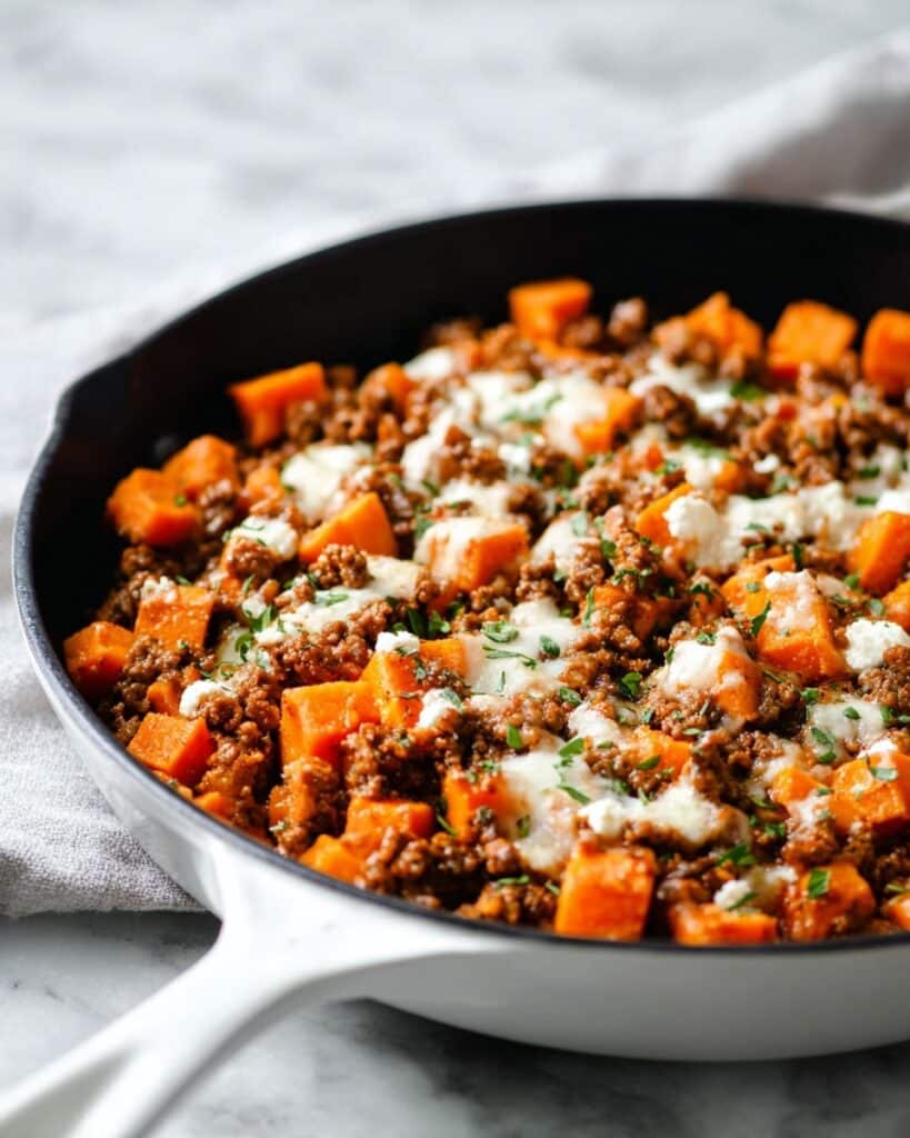 Ground Turkey Sweet Potato Skillet Recipe