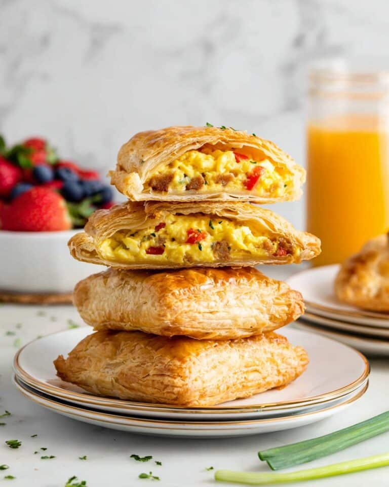 Homemade Hot Pockets with Chicken Sausage, Red Pepper, and Cheddar Recipe