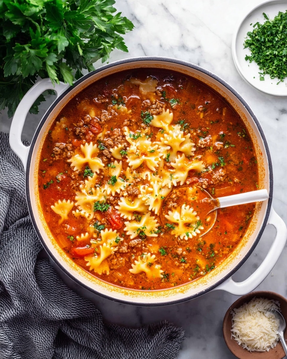 Easy Lasagna Soup Recipe