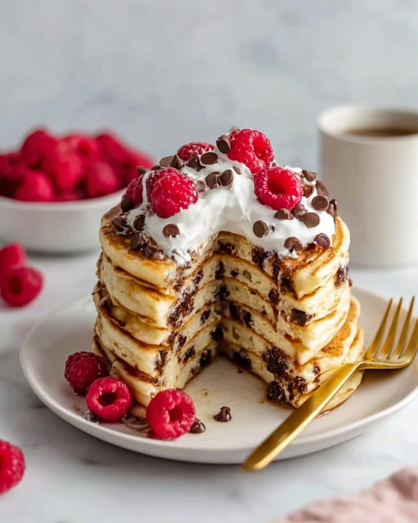 Fluffy Greek Yogurt Pancakes Recipe