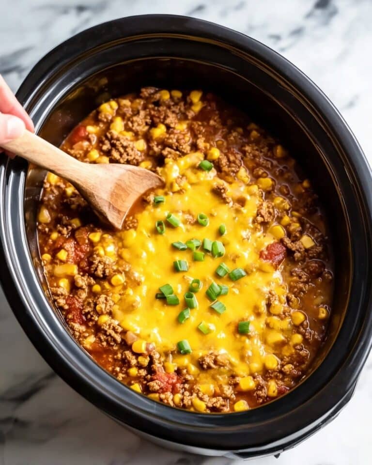 Slow Cooker Taco Pasta Recipe