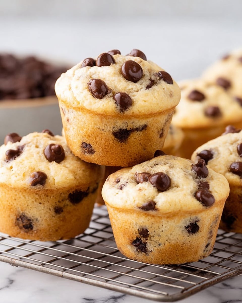 Mini Banana Muffins with Chocolate Chips Recipe