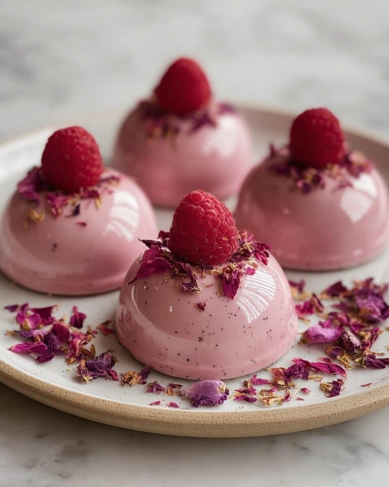Cherry Blossom Mousse Domes Recipe