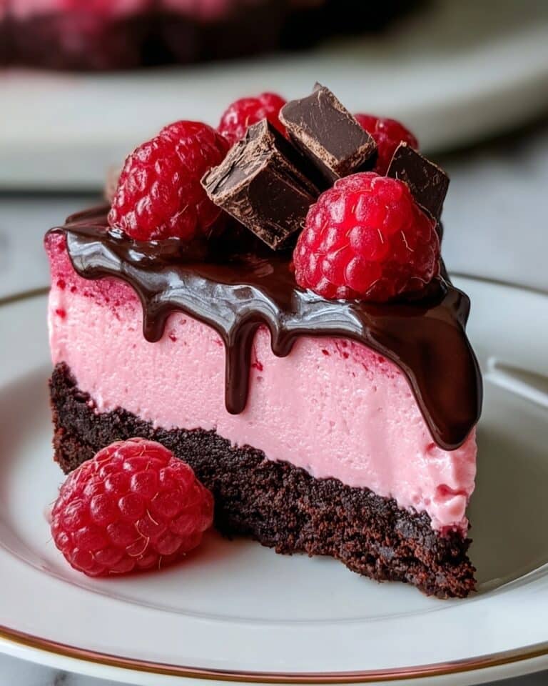 Decadent Dark Chocolate Raspberry Cheesecake Recipe