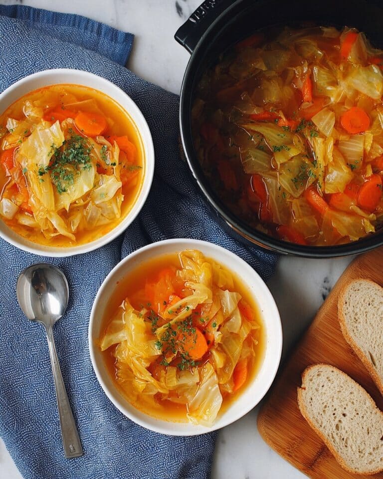 Roasted Cabbage Soup Recipe