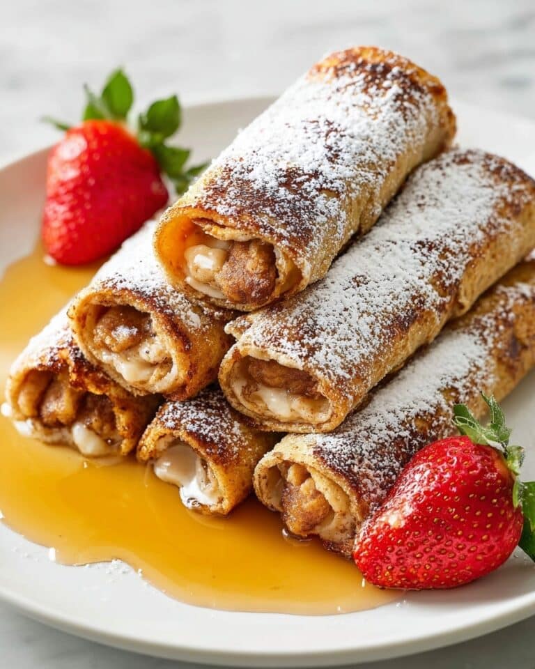 French Toast Roll-Ups with Sausage Filling Recipe