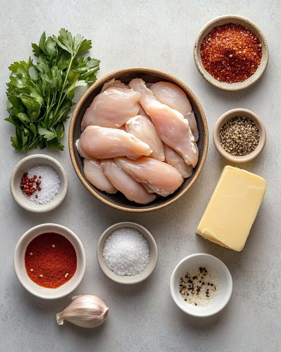 The image shows a close-up of a stick with three layers of cooked shrimp covered with a spicy sauce mixed with chopped green herbs and garlic bits, topped with a light sprinkle of grated cheese that adds texture. The shrimp layers have a golden-brown crispy look with some darker charred spots, showing they are grilled. In the background, there are several more shrimp sticks arranged on a white plate, all on a white marbled surface. A woman's hand with red nail polish is holding the stick at the bottom. Photo taken with an iphone --ar 4:5 --v 7