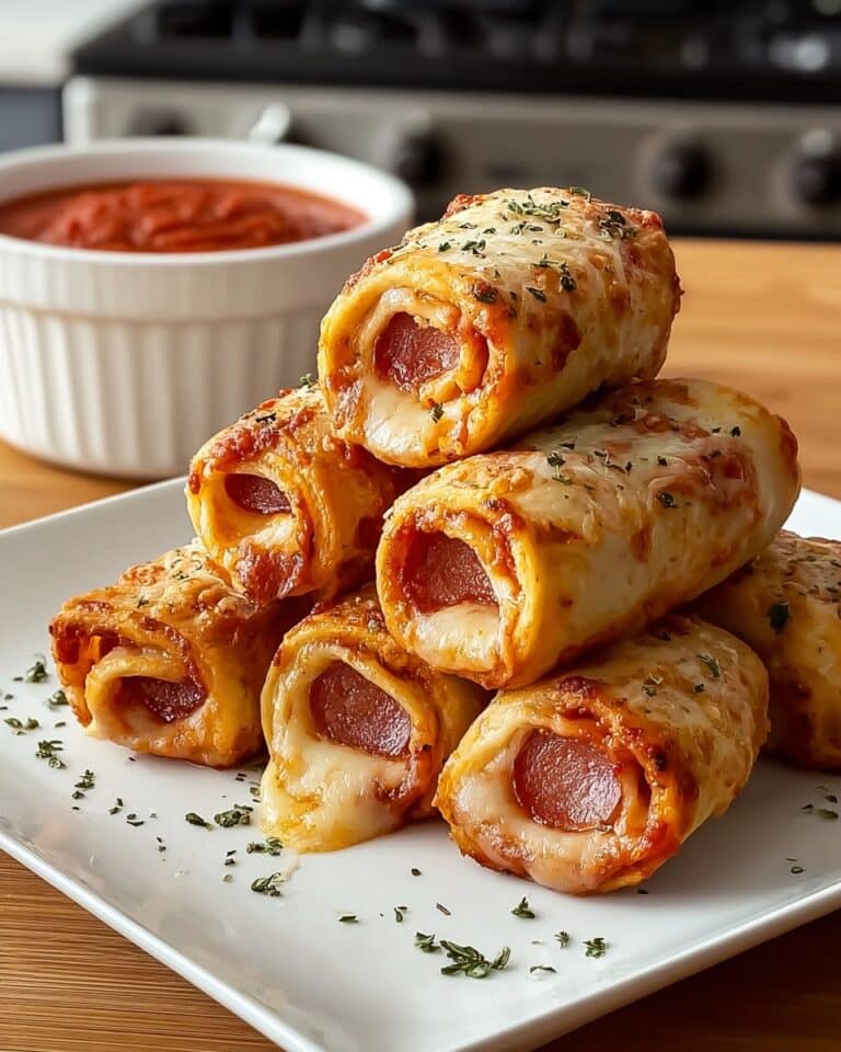 High Protein Pepperoni Pizza Rolls Recipe