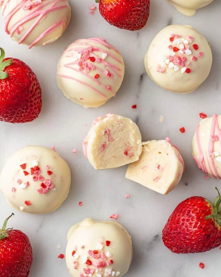Strawberry Shortcake Truffles Recipe