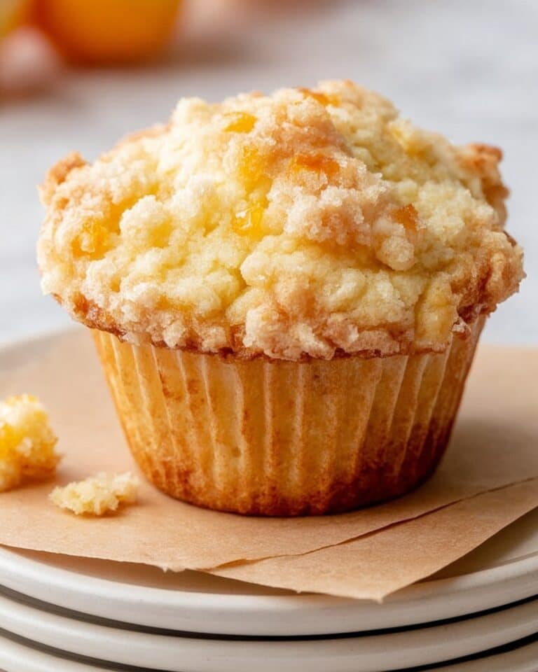Peach Cobbler Muffins Recipe