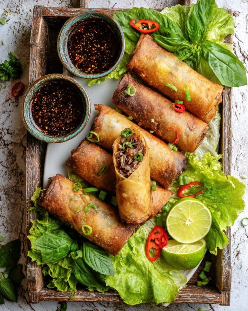 Thai Basil Beef Rolls – Fresh Thai Flavors in Every Bite Recipe