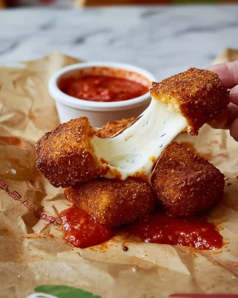 Crispy and Spicy Nashville Hot Mozzarella Sticks Recipe