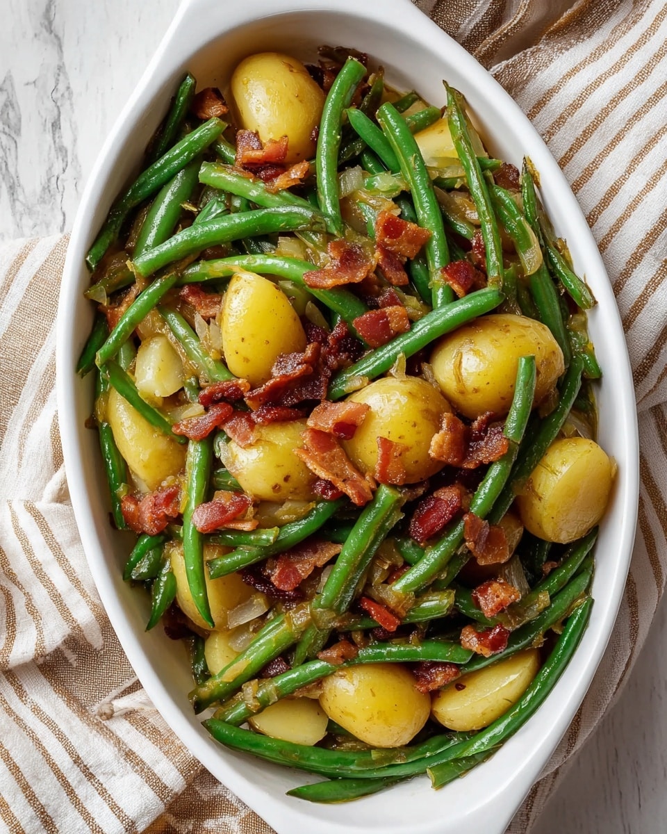 Southern Green Beans with Potatoes and Bacon Recipe
