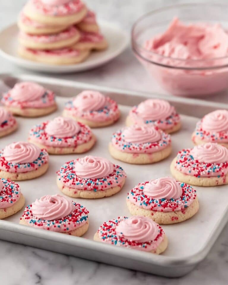 Strawberry Kiss Cookies with Funfetti Recipe