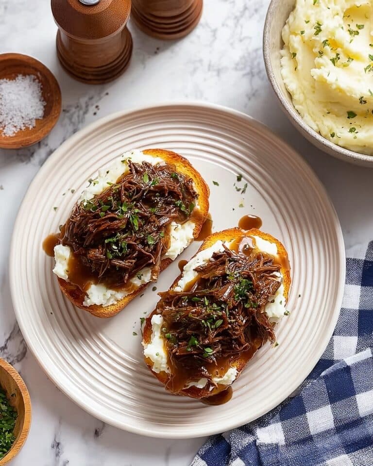 Slow Cooker Shredded Roast Beef Sandwiches Recipe