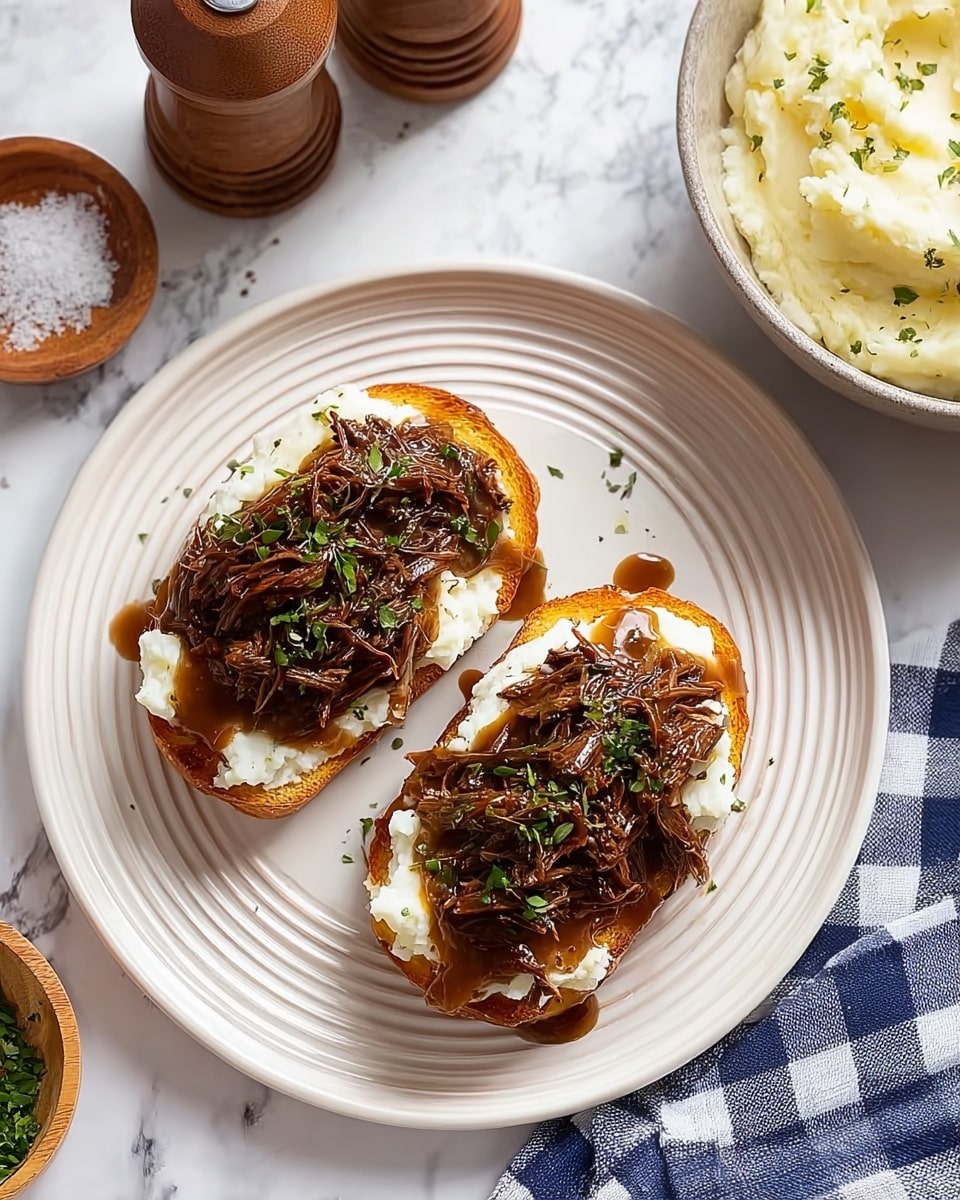 Slow Cooker Shredded Roast Beef Sandwiches Recipe
