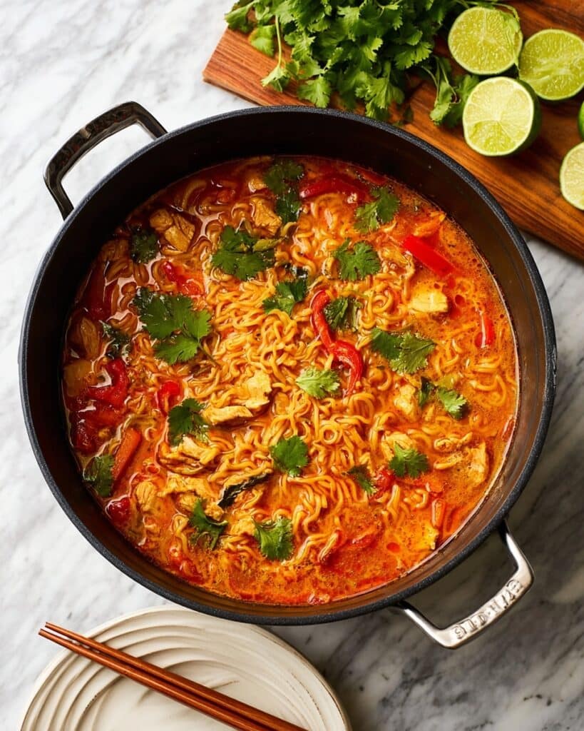 Thai Red Curry Noodle Soup Recipe