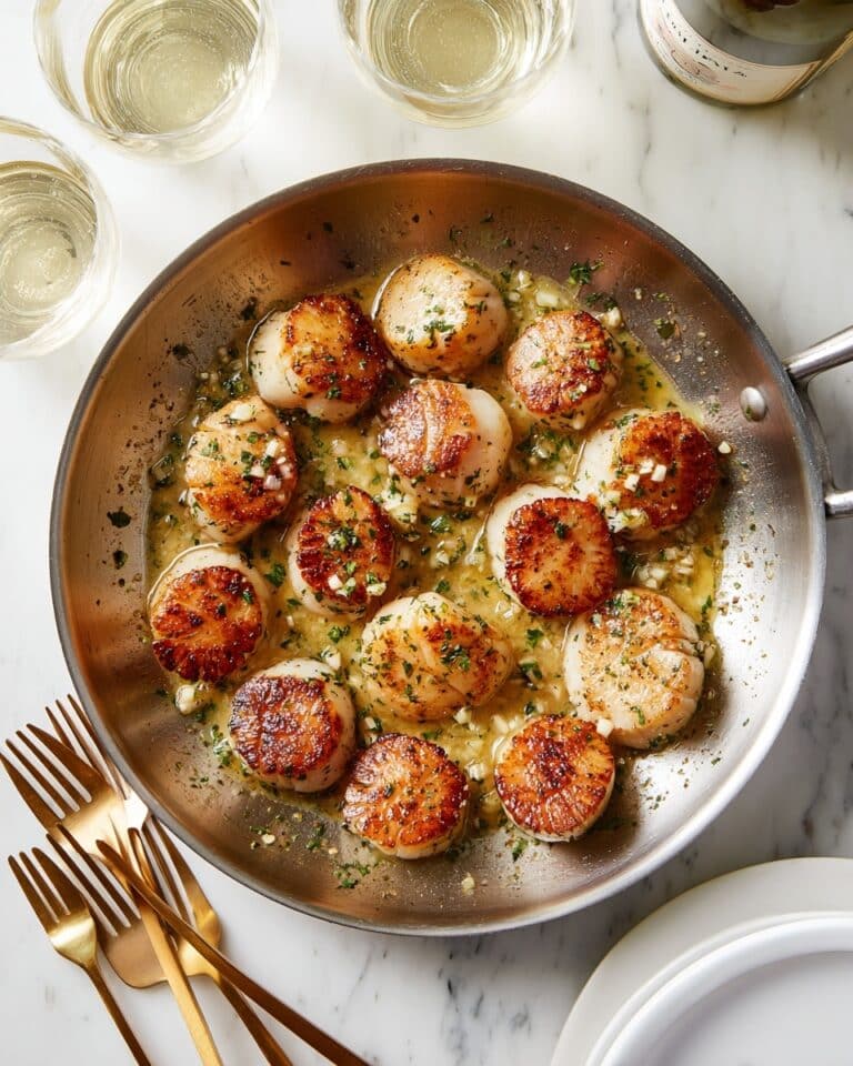 Lemon Butter Scallops Recipe