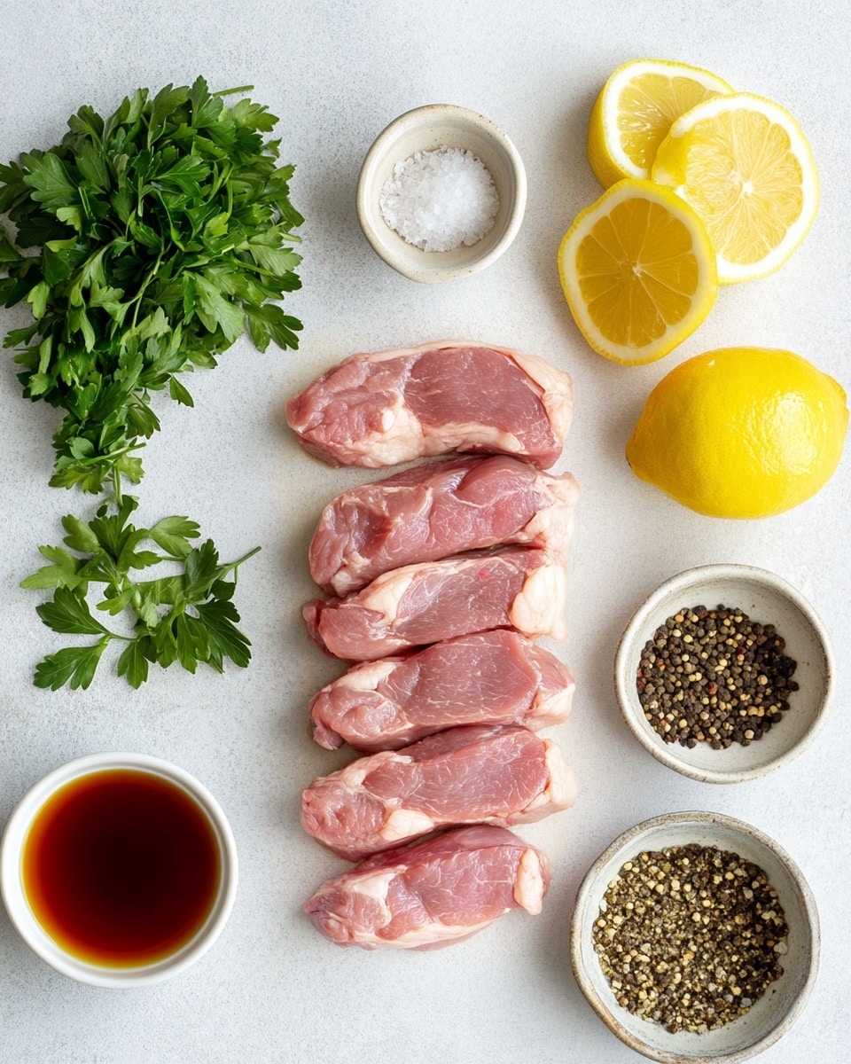 The image shows a close-up of several small, square-shaped grilled meat cubes arranged in two visible rows on a wooden board. Each cube has a rich brown color with charred edges and a shiny glaze, making them look juicy and tender. Bright green chopped herbs are sprinkled evenly over the meat pieces, adding a fresh contrast. The background features a blurred green garnish, all placed on a white marbled surface. photo taken with an iphone --ar 4:5 --v 7